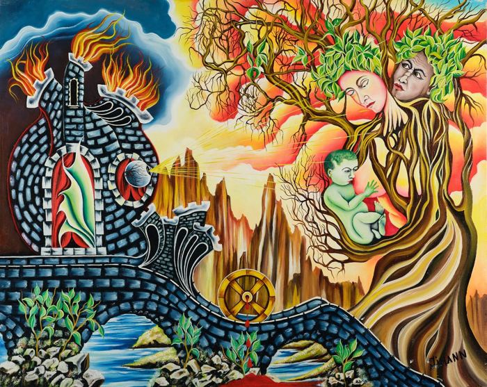 Love and Nature, plate 19, a painting by Mikael Jihann