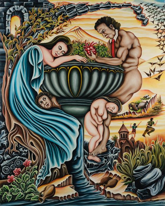 Love and Nature, plate 20, a painting by Mikael Jihann