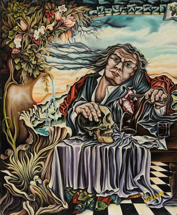 Me and You, plate 4, a painting by Mikael Jihann